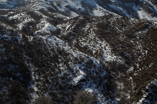 石人沟雪景