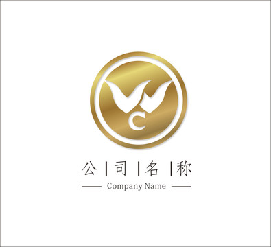 WC字母logo