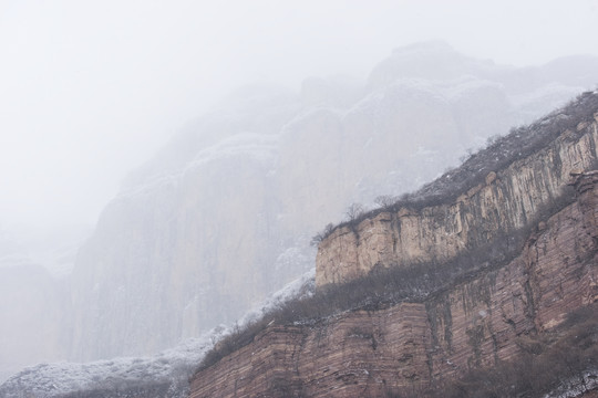 雪中太行山