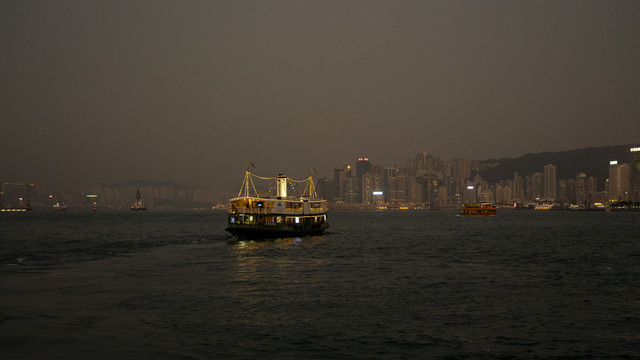 香港维港夜景