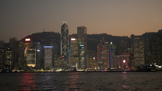 香港维港夜景