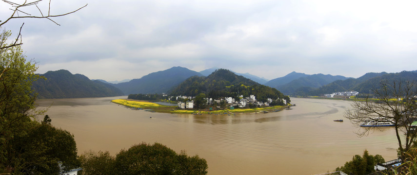 新安江全景图