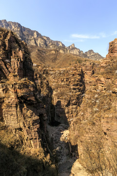 河南省辉县万仙山风景区自然风景