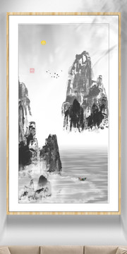 抽象水墨畫(huà)