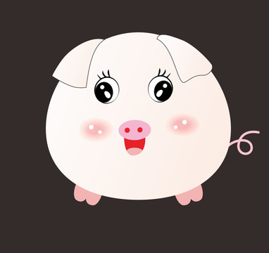 可愛小豬