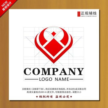 牛头logo牛标志设计