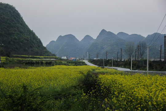 贵州贵安新区春天景色