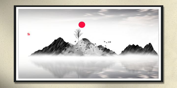 現(xiàn)代山水