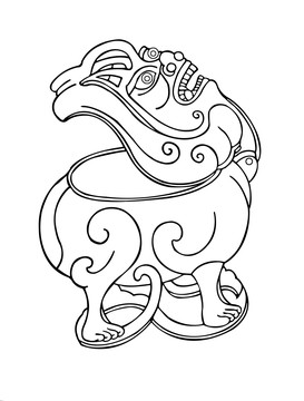 蒲牢線描