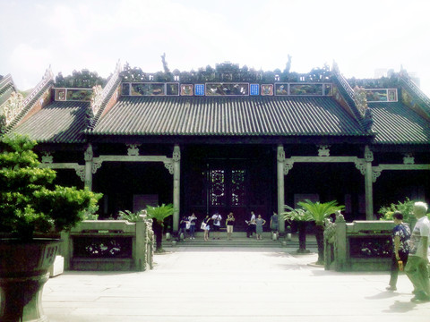 陈家祠庭院