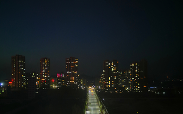 枣庄夜景风光