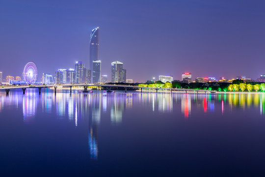 金鸡湖夜景