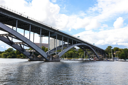 瑞典斯德哥尔摩市内大桥
