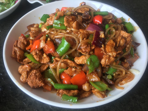 粉條炒肉
