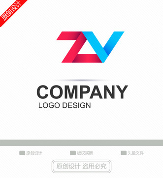 ZV字母LOGO