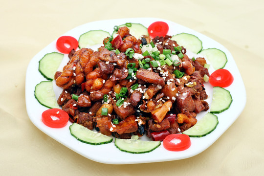 麻花雞丁