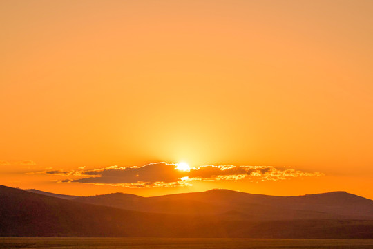 夕阳西下