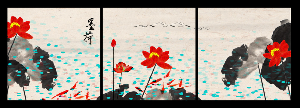 寫(xiě)意荷花