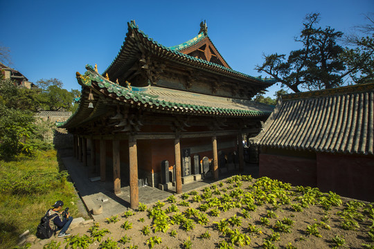 山西太原晋祠古建筑