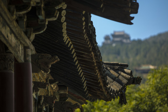 山西太原晋祠古建筑