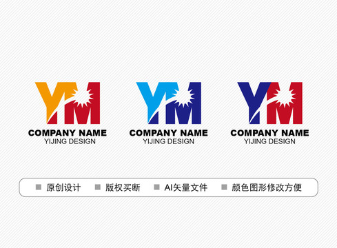 YM標志
