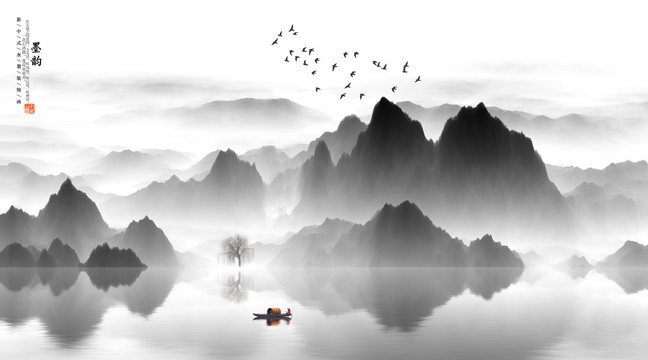 中式山水畫