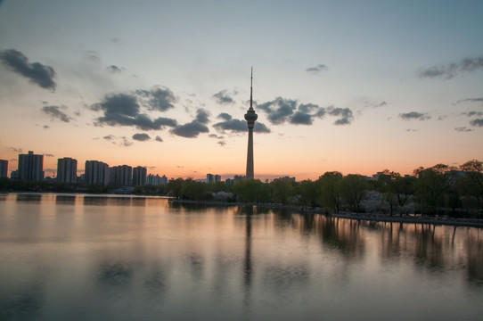 玉渊潭夜景