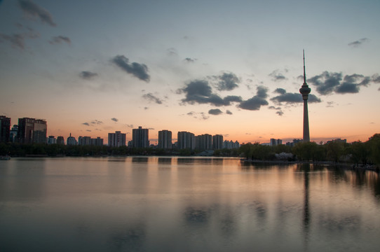 玉渊潭夜景