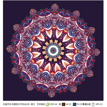 古典花紋