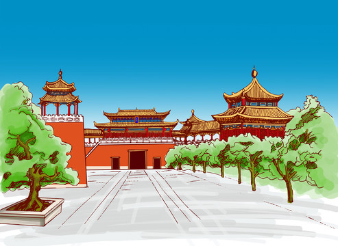 宮殿插圖