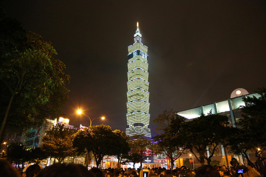 台北101大楼夜景