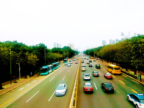 深圳道路车流