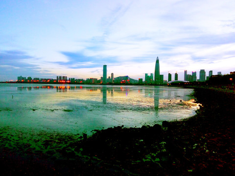 深圳湾夜景