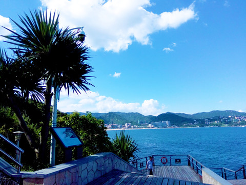 海边风光观景平台