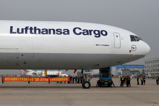 汉莎航空麦道MD11货运飞机