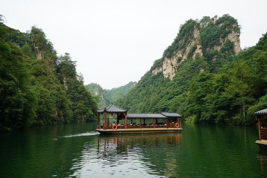 张家界宝峰湖的风景