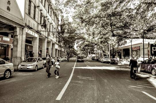 老廣州街景