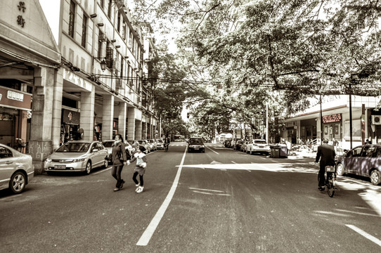 老廣州街景