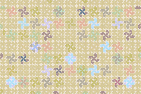 抽象几何图案布纹地毯