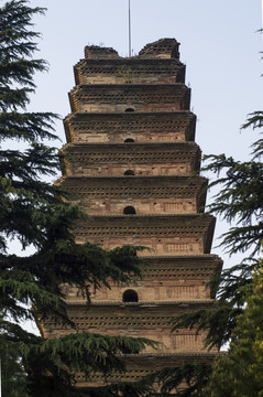 香积寺善导大师塔局部