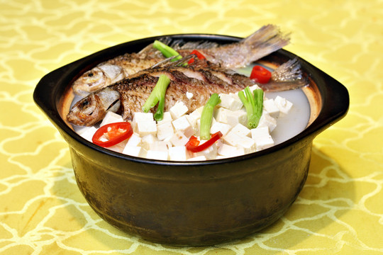 鯽魚燉豆腐
