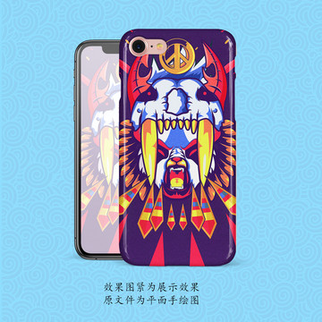 手繪涂鴉手機(jī)殼