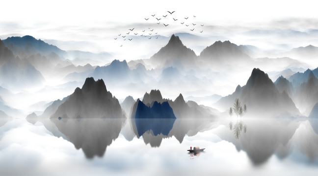 水墨山水