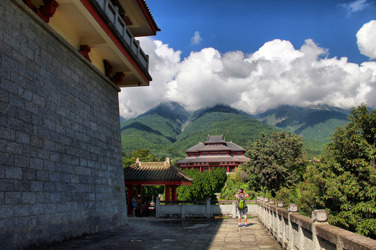 大理旅游崇圣寺三塔