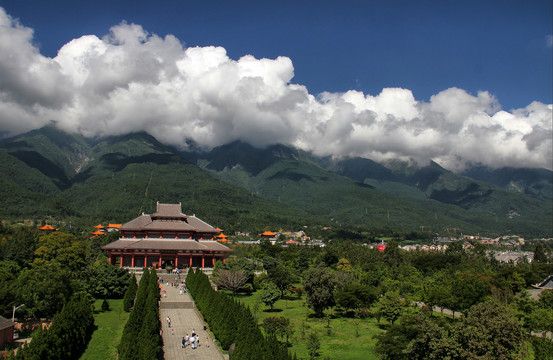 大理旅游崇圣寺三塔