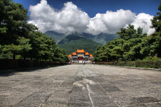 大理旅游崇圣寺三塔