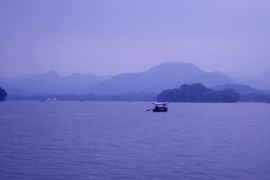 西湖山水风光