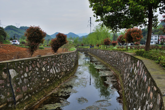 美丽乡村水沟