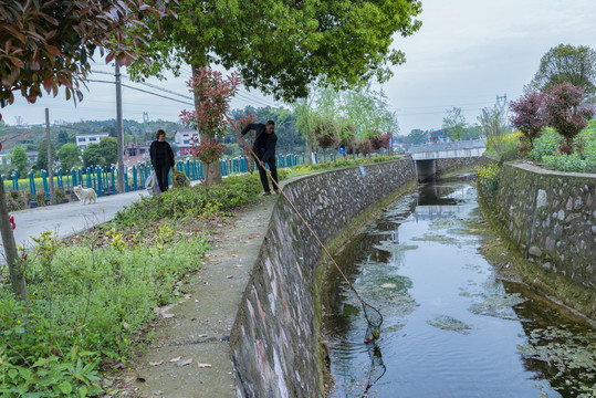 美丽乡村水沟