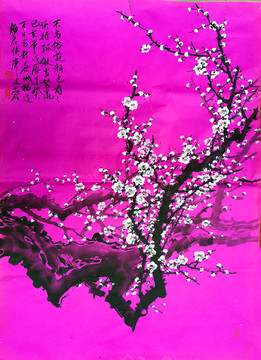 國(guó)畫白梅